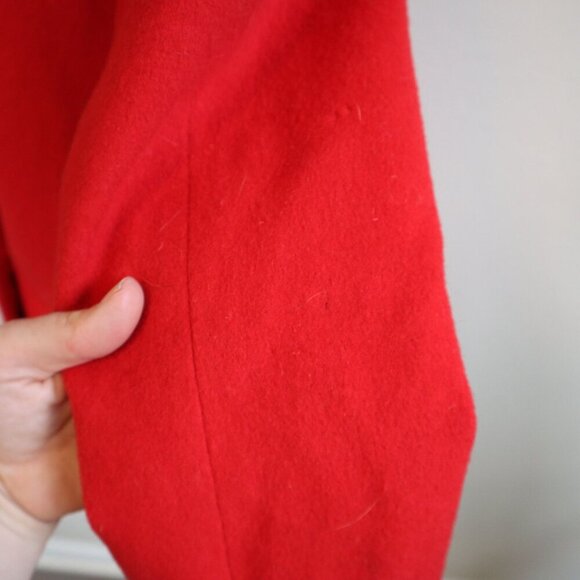 Jones New York Red Cashmere Wool Blend Jacket Size 6 - Picture 3 of 5